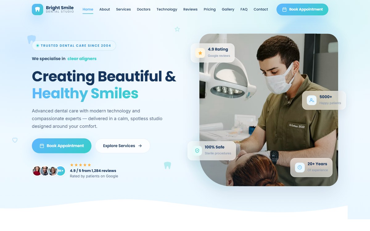 Bright Smile Dental screenshot