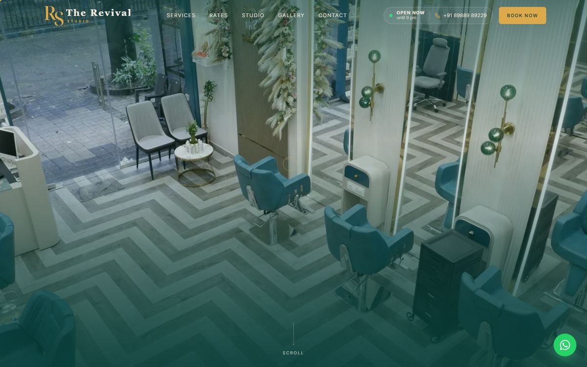 The Revival Studio website